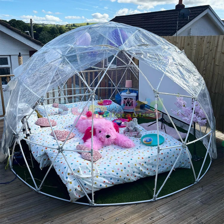 

Weatherproof outdoor camping party igloo garden domed bubble tent backyard transparent shelter