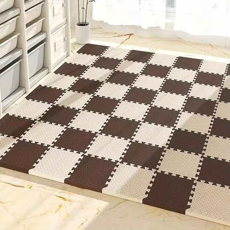 30x30cm Colorful EVA Puzzle Floor Mat Interlocking Foam Carpet Tiles Soft Non-Slip Rug for Home Gym Kids Playroom