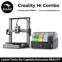 Creality Hi Combo 3D Printer Fast Print Speed with 500 mm/s 12000 mm/s² max acceleration Auto Bed Leveling Full Metal Extruder