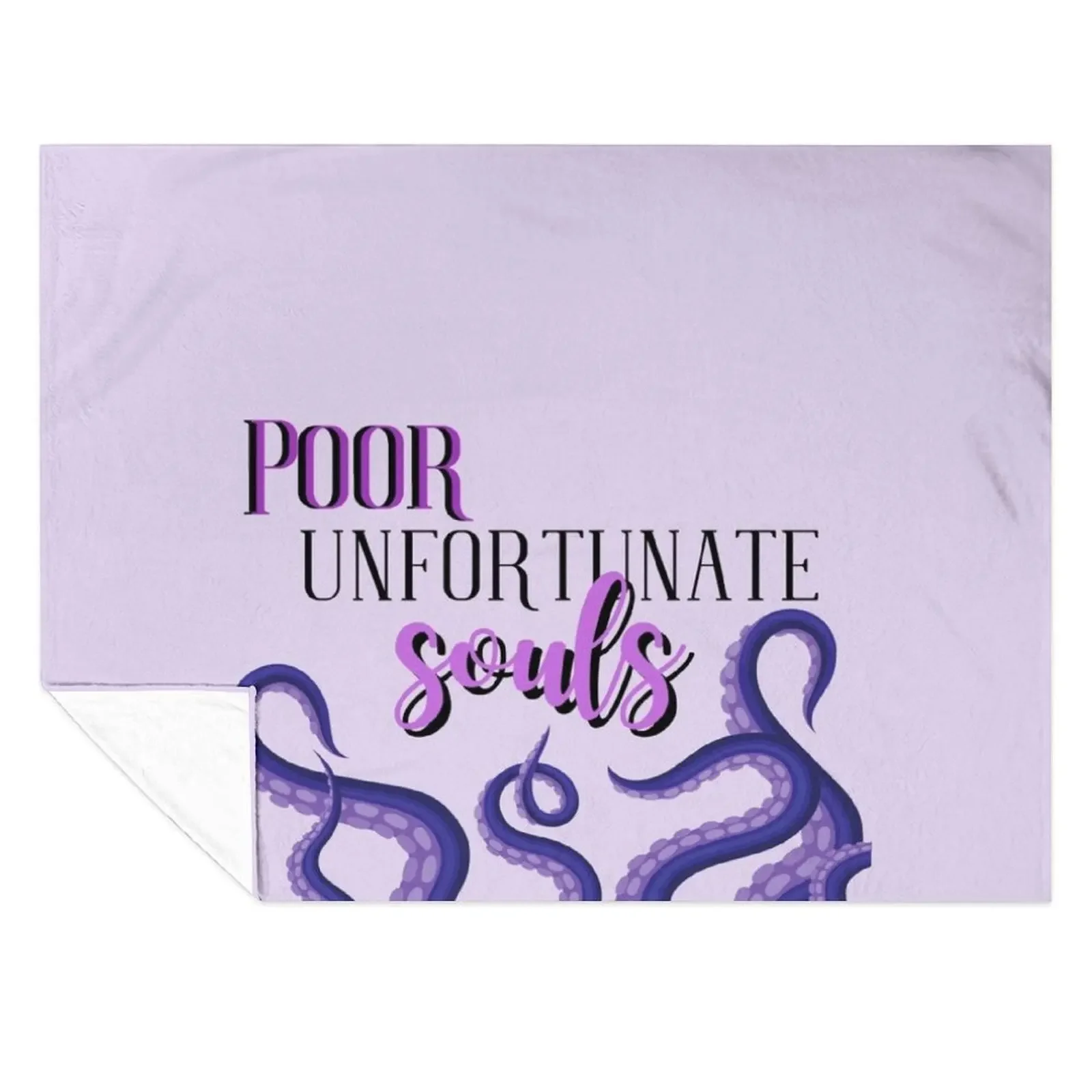 

Poor Unfortunate Souls Throw Blanket Furrys Hairys Luxury Designer sofa bed Blankets