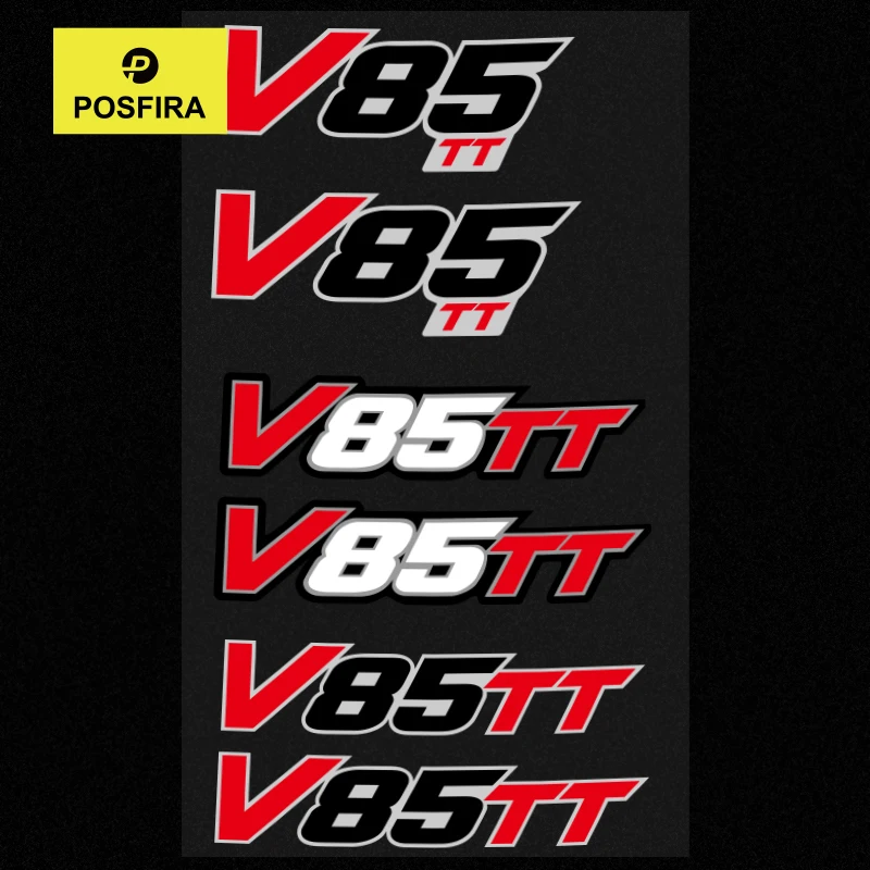 POSFIRA Motorcycle Sticker Vinyl Decals for Moto Guzzi V85TT V85 V 85 TT 2019-2024 Logo Emblem Parts Motorbike Accessories