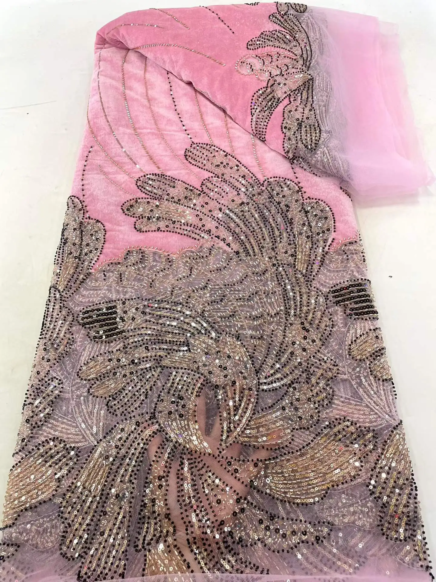 5 metre afrika aplike dantel k - Sewing Velvet Fabric incelemesi ve fiyatı