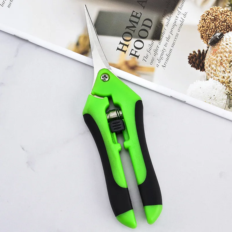 Multi-Purpose Straight-Head Garden & Landscape Pruning Shears Anti-Slip Effort-Saving Flower Branch And Grape Cutting Scissors