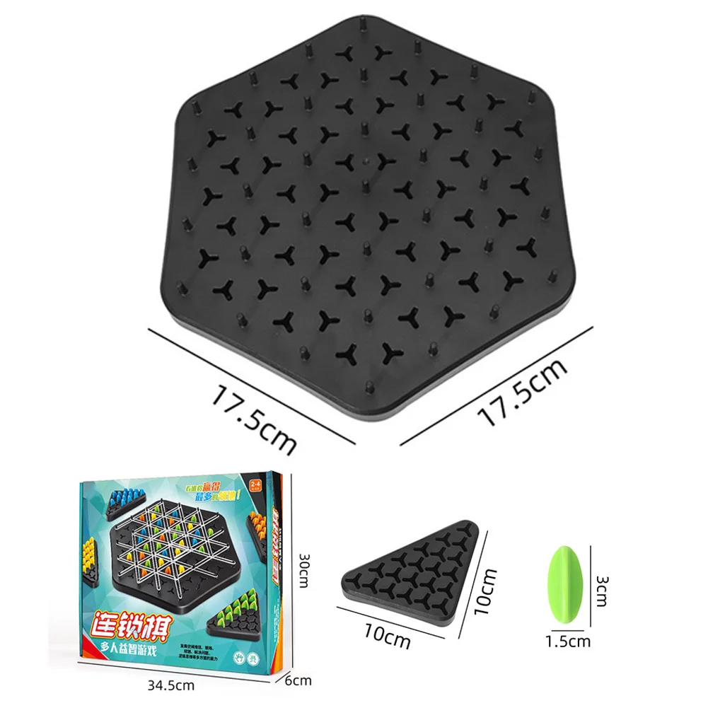 Nuovo gioco da tavolo geometria catena scacchi Puzzle elastico formazione interazione familiare esercizio pensiero per bambini famiglia adulta