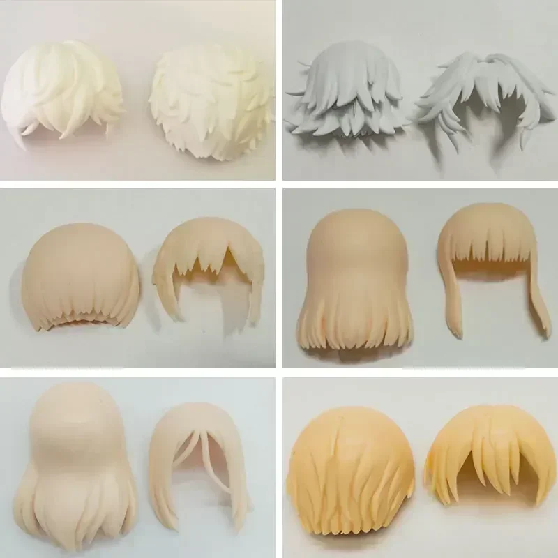 GSC Clay Man Hair white model OB11 doll accessories