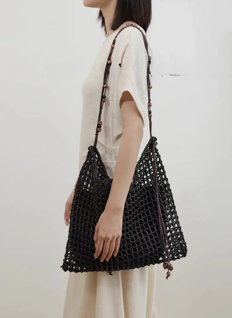 

Корейская повседневная сумка ручной работы, летняя большая пляжная сумка Capaci, женская сумка, ленивая расслабляющая сумка-тоут