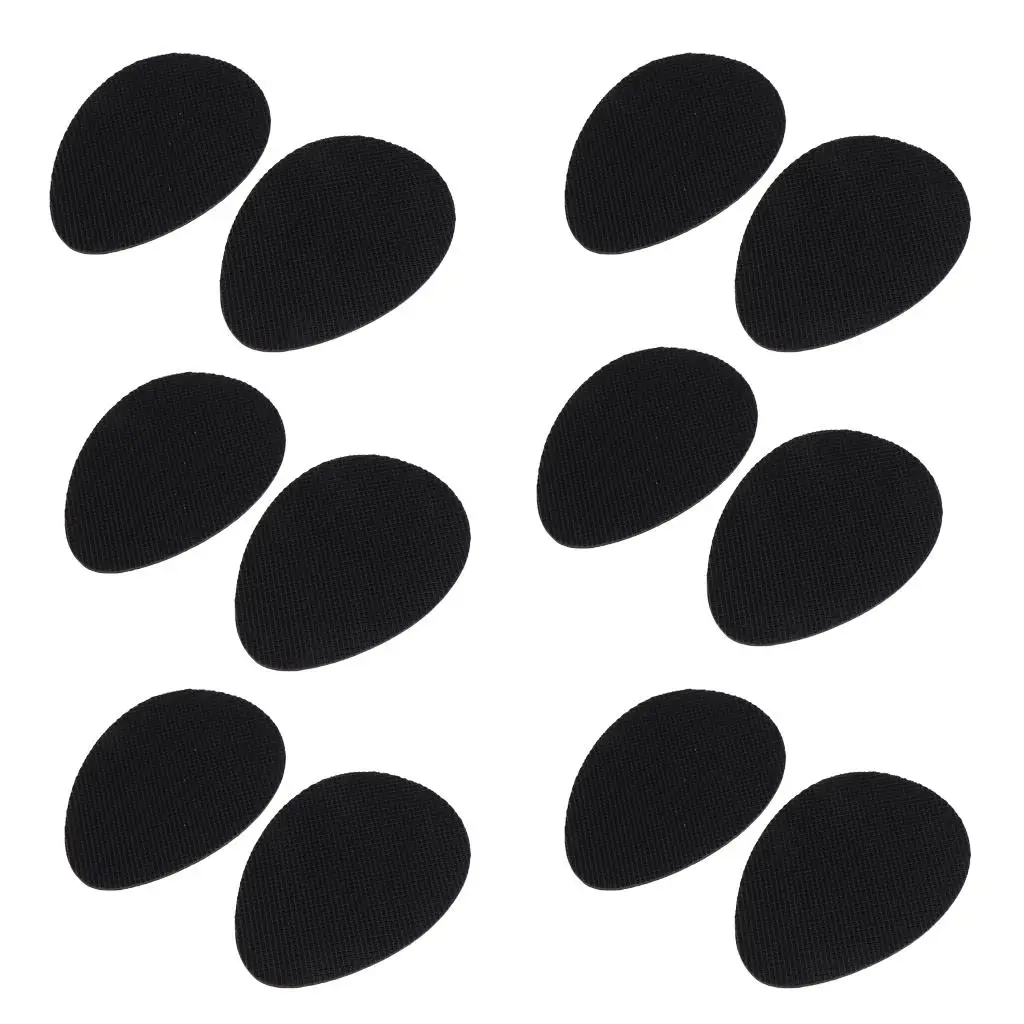 6 Pairs Self- Sole Protectors Rubber Anti Shoe Pad Sticker