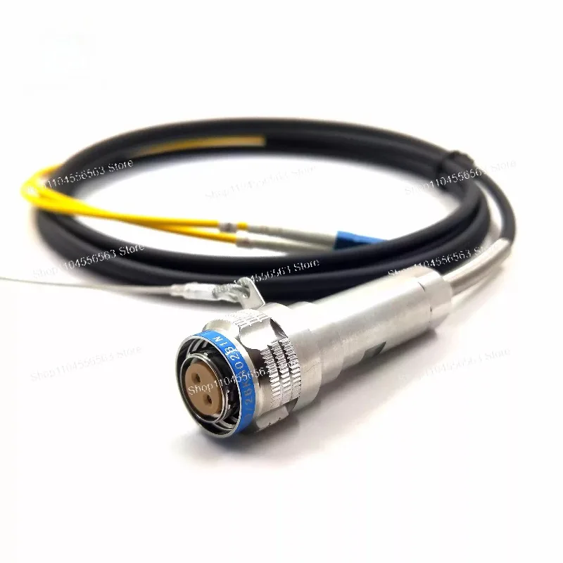 MIL-DTL-38999 Series Circular Connector, Military-Grade 2-Core Plug, Fiber Optic Cable Assembly