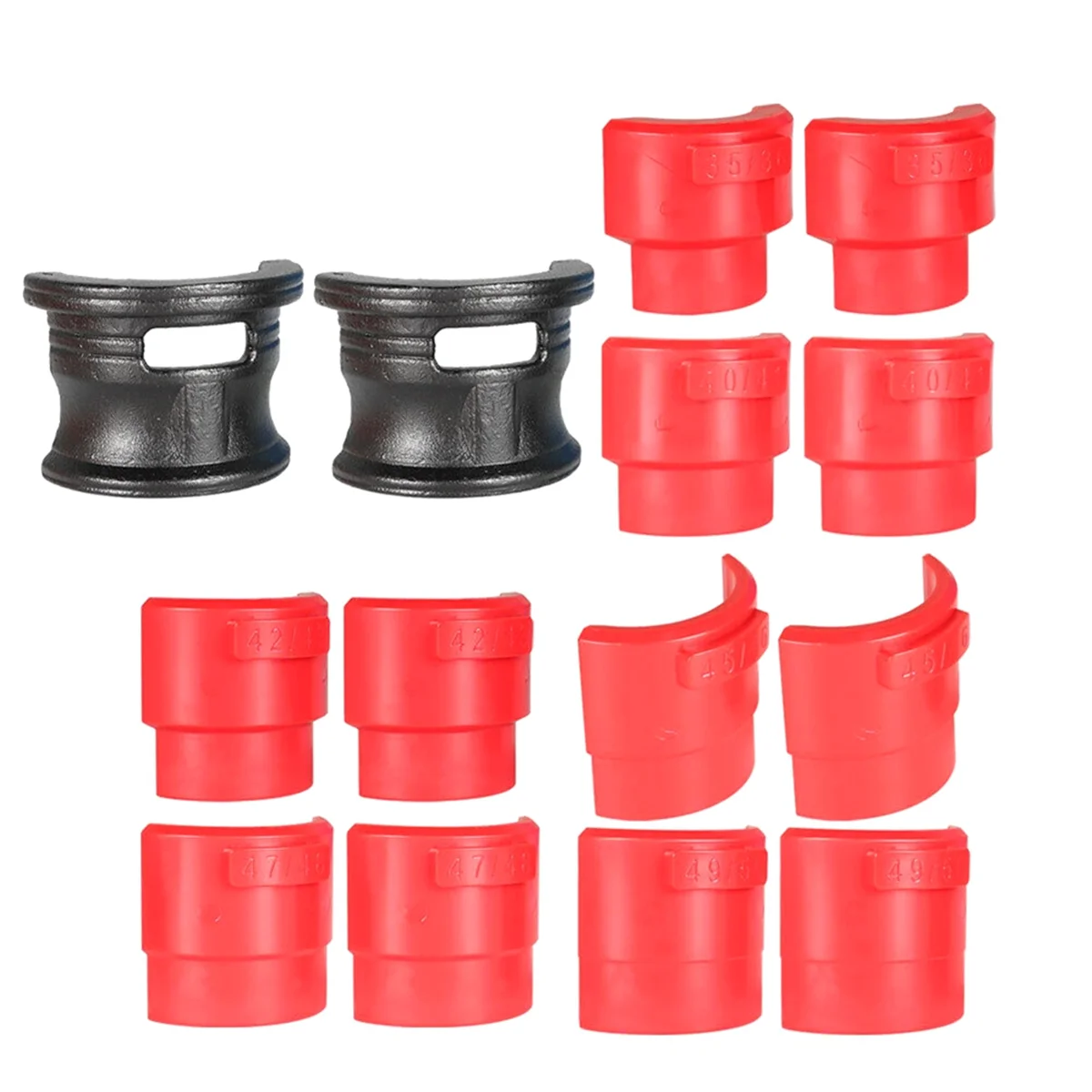 14Pcs 35Mm-50Mm Universal Fork Seal Driver Tool Kit for Motorcycle