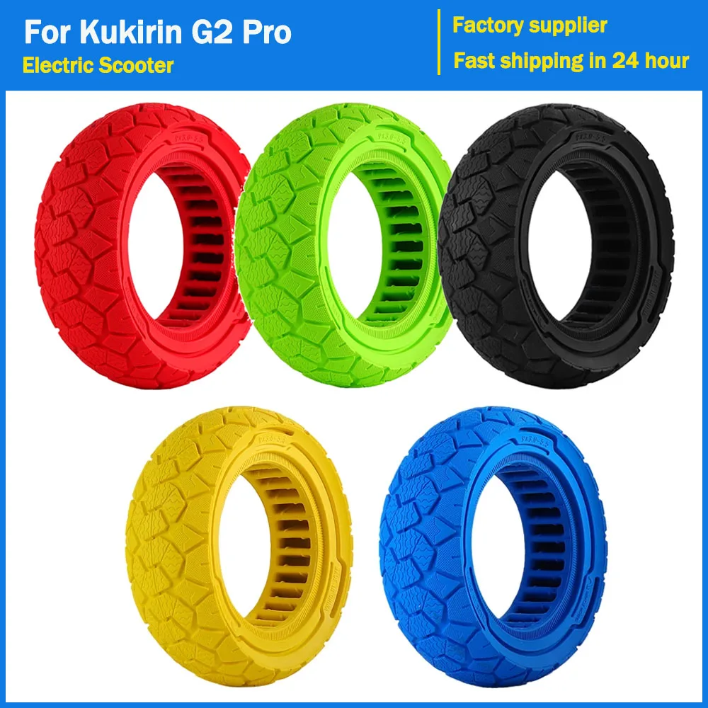 

9x3.0-5.5 Solid Rubber Tire for Kukirin G2 Pro Electric Scooter 9 Inch Shock-absorbing Honeycomb Explosion-proof Tyre Parts