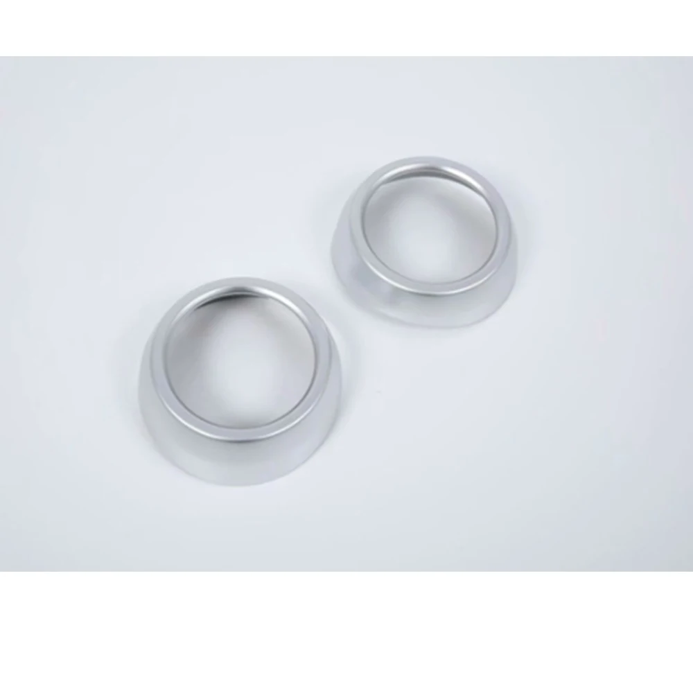 For Hyundai Kona Kauai Encino 2018 2019 2020 Car Dashboard Side Air Vent Ring Trim ABS Stickers Interior Car Accessories 2pcs
