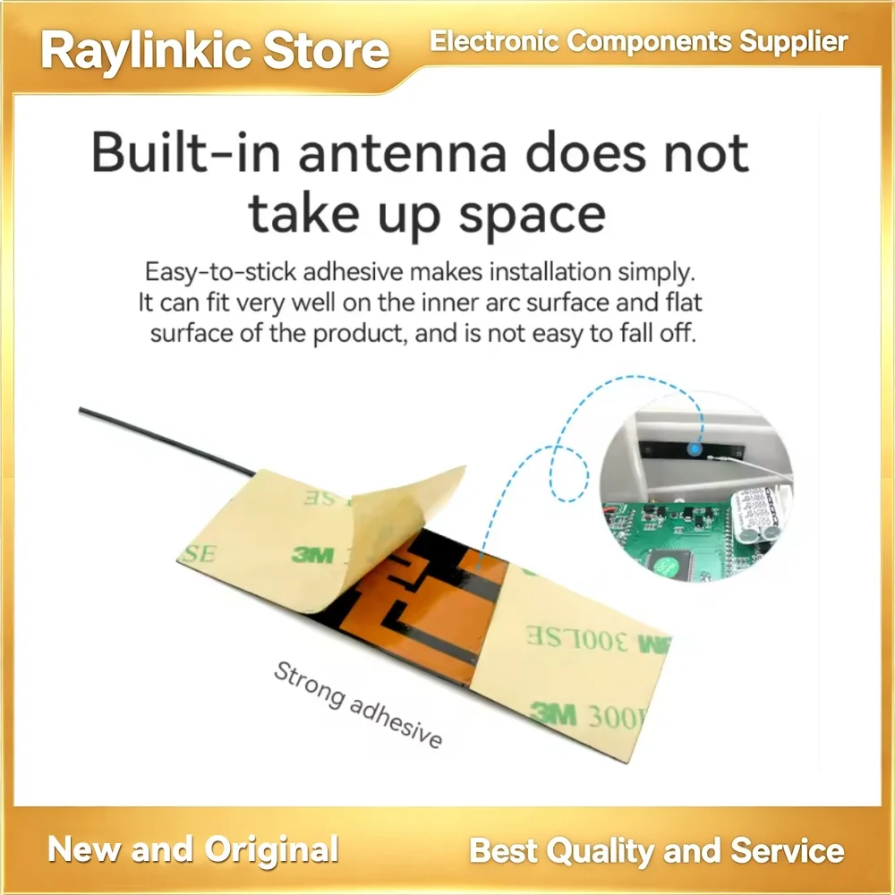 10PCS 433MHz High‑Gain FPC Omni Antenna, 2.0/2.5dBi, EBYTE TX433‑FPC‑2906/4516/4810