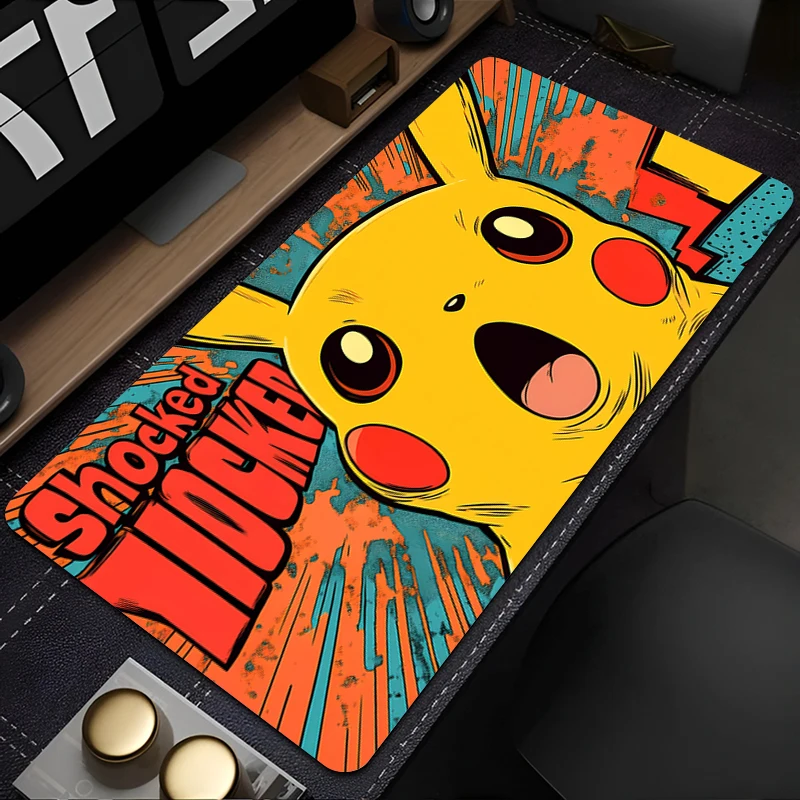 

Mouse pad Large Game accessories Non-slip rubber Office desk mat Game keyboard pad Desk Mats PC carpet P-Pikachu Mousepad XL XXL
