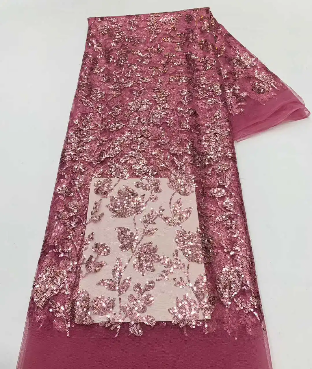 アフリカのレース生地、スパンコール付きナイジェリア刺繍、フランスのチュールメッシュネットレース生地、結婚式パーティーの素材、縫製用