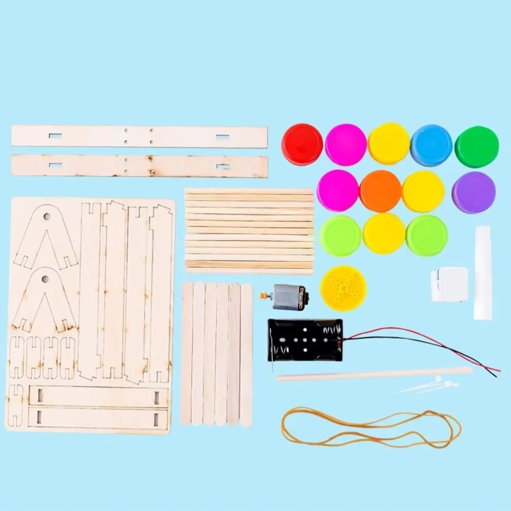 

DIY сборка деревянного колеса обозрения комплект ручной работы ремесло стебель обучение модели научных экспериментов ручная сборка дети