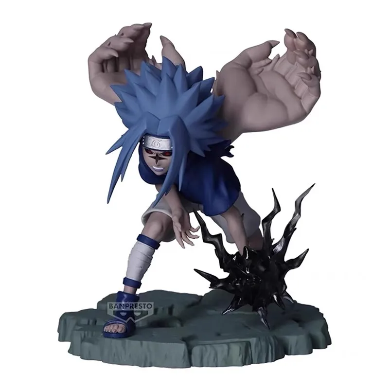 Nowa Oryginalna Figurka Akcji Bandai Banpresto Anime Naruto Uchiha Sasuke Statuetka Ozdoba Model Kolekcjonerski Zabawka dla Chłopca Prezent Urodzinowy