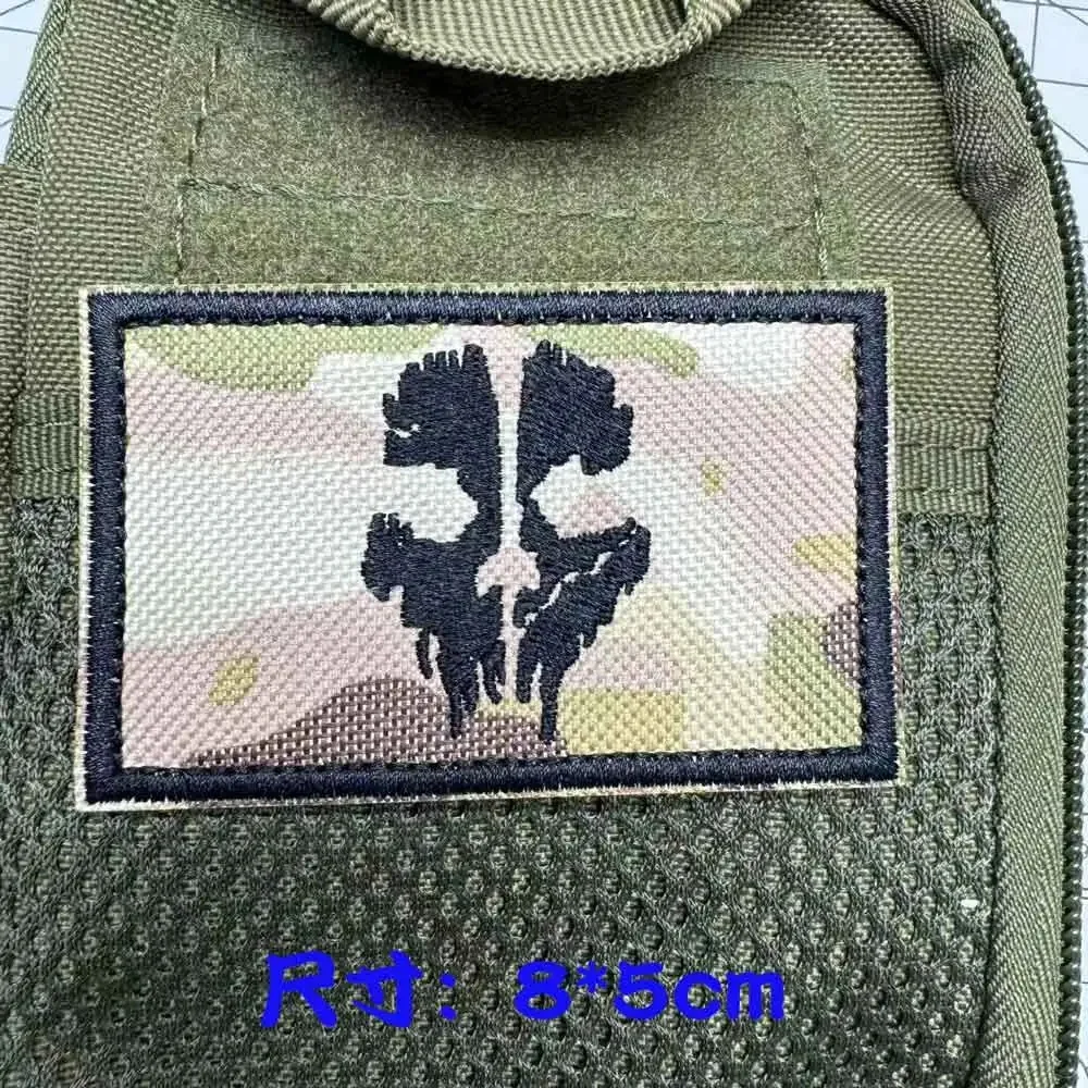 

Call of Duty Ghost косплей ночник ткань палка нарукавная повязка ткань с вышивкой советы воздушное уплотнение липучка персонализированные аксессуары