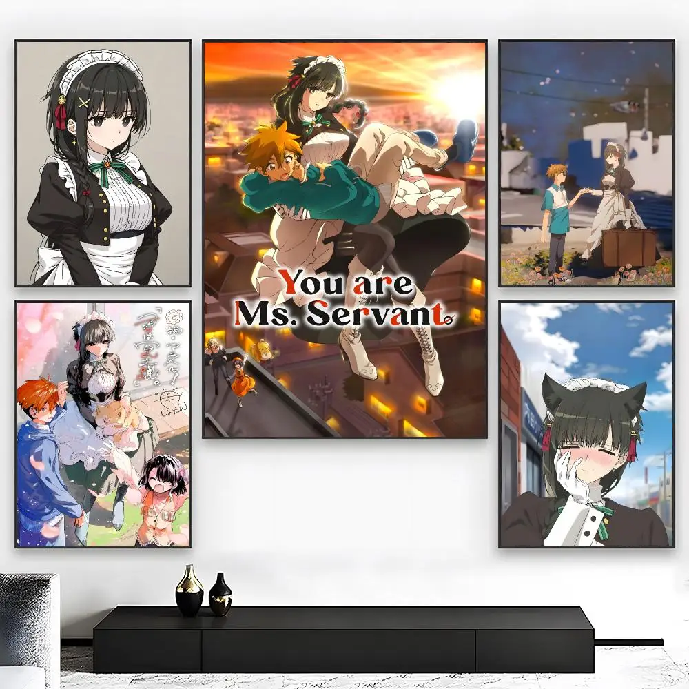 Romantic Comedy Anime Y-You Are Ms Servant Poster Wall art print art suitable for living room bedroom bar parlor home decor gift