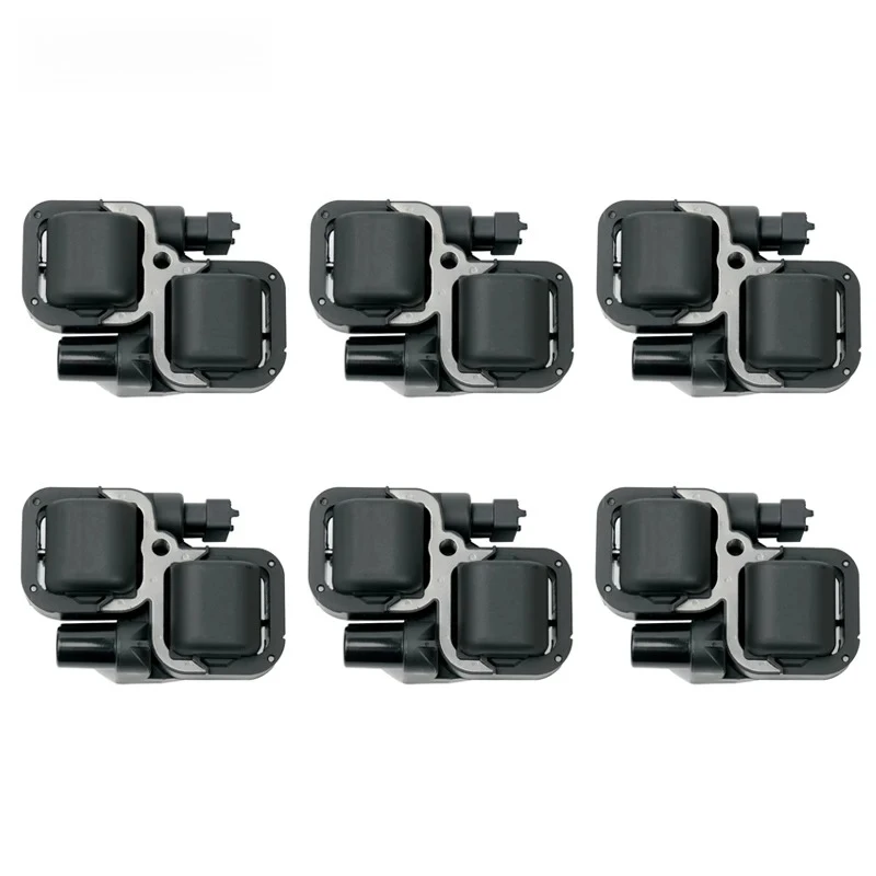 Pack 6 Ignition Coils 88921411 0001587303 0001587803 1587303 1587803 For Mercedes-Benz C CL CLK ML Class E500 G500 ML320 ML500