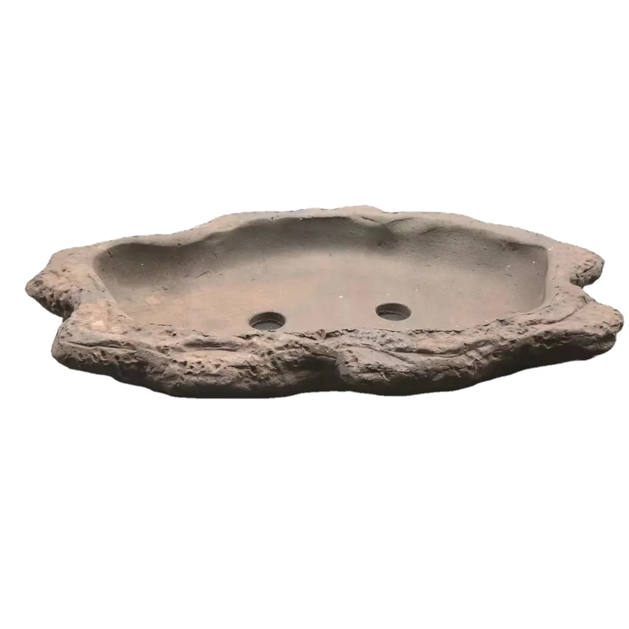 

Large Irregular Shape Light Bonsai Pot Creative Styling Yixing Bonsai Pot