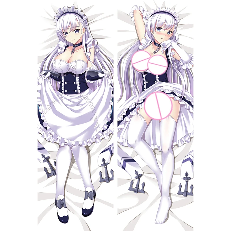 

Dakimakura Anime Pillow Cover Belfast Double Sided Print 2Way Cushion Bedding Festival Gifts Gifts