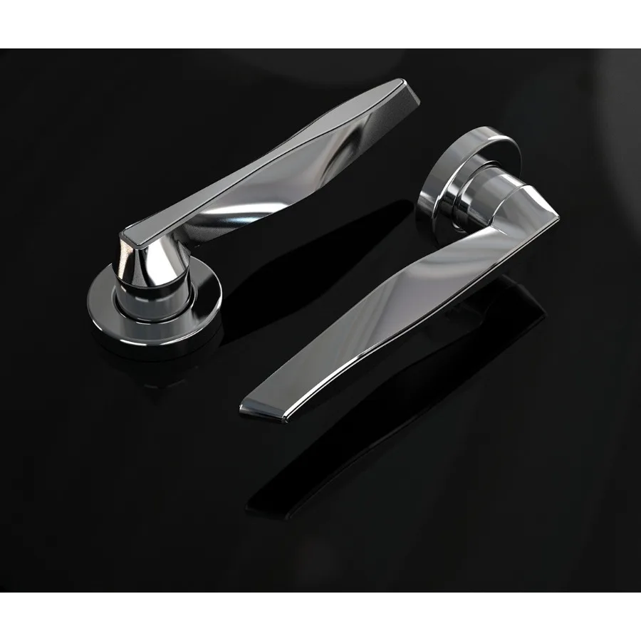 Indoor European copper split room door lock Middle East light luxury