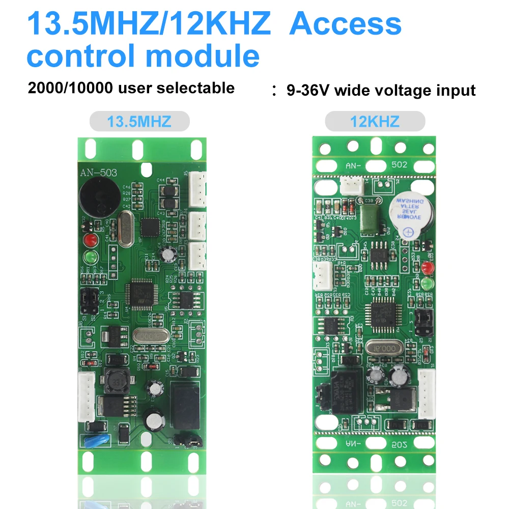 Imagem -02 - Cartão Rfid Embedded Building Intercom Module Decoder Card Reader mf Board For Access Control System 125khz Tk4100 13.56mhz