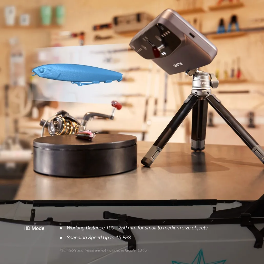 Shining Einstar Vega 3D Scanner High-Precision 3D Scanner Fast Versatile Outdoor-Ready Scanner (Send Free 500 6-10nm Markers）