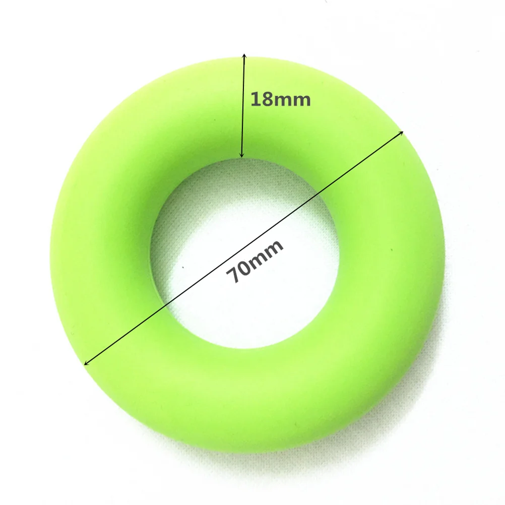 6Pcs Hand Exercise Grip Rings Silicone Different Resistance Levels Hand Strengthener for Stress Relief Recovery