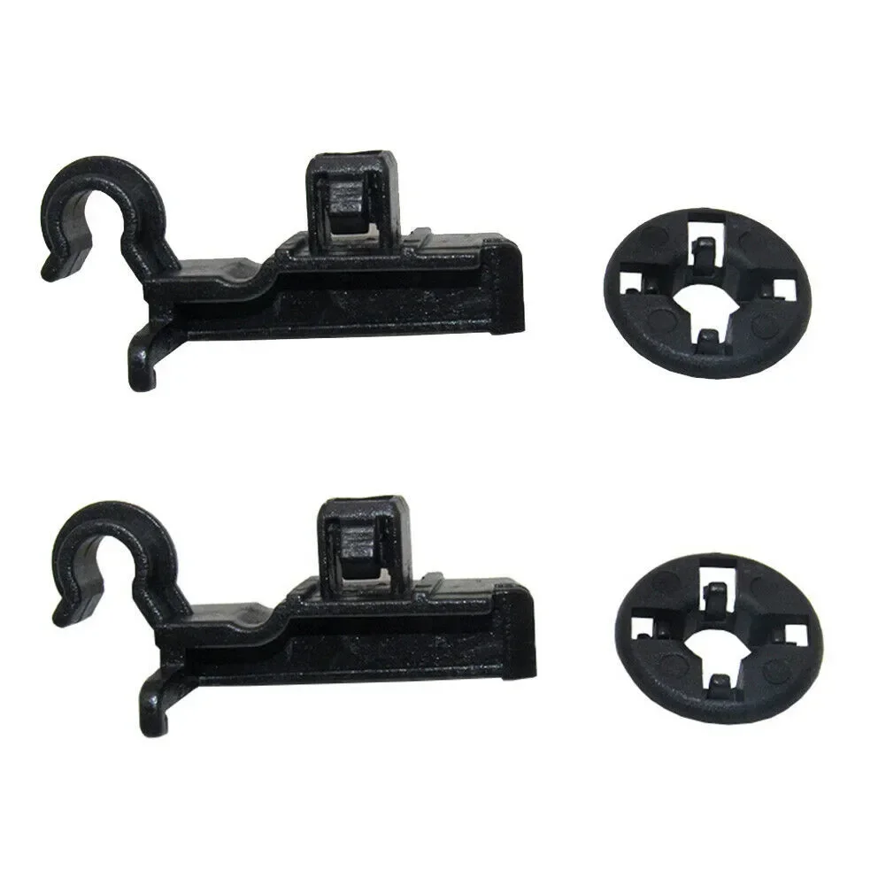 Juego de 2 Clips de varilla de apoyo para capó de coche, ojal, soporte de plástico para capó 53452-02060,90480-15034 para Toyota Corolla 2003-2005