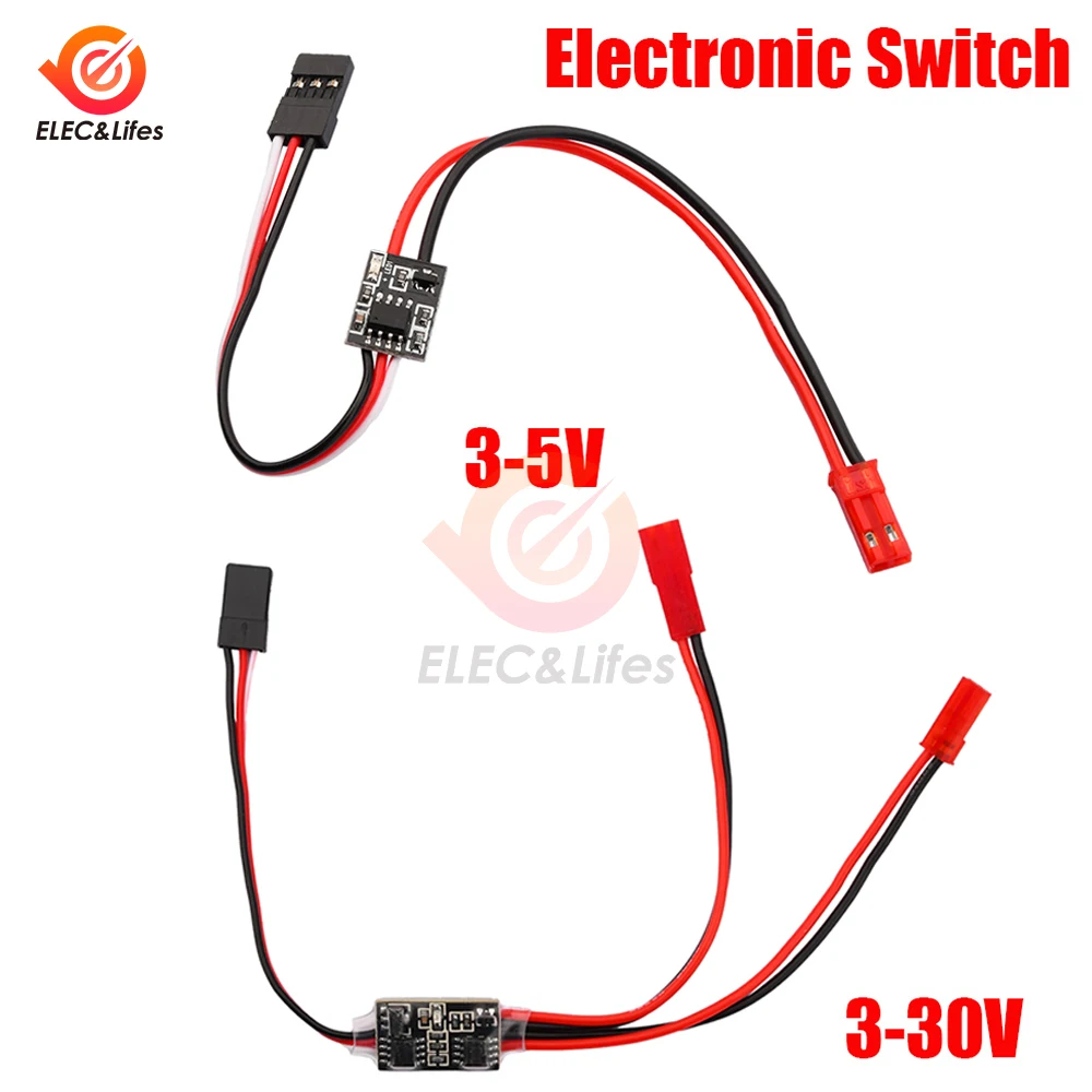 20A High Current Remote Control Electronic Switch 3-30V Aerial Model Plant Protection RC Drone Water Pump PWM Signal Control