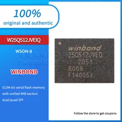 Original authentic patch W25Q512JVEIQ WSON-8 3V 512M-bit serial flash memory chip