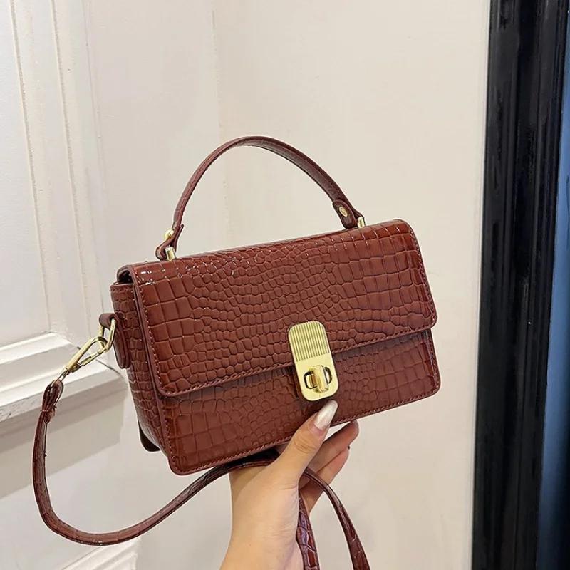

High-End Luxury Brand Ladies Handbag Leather Elegant Famous Designer Vintage Daily Commuter Fashionable Bag​