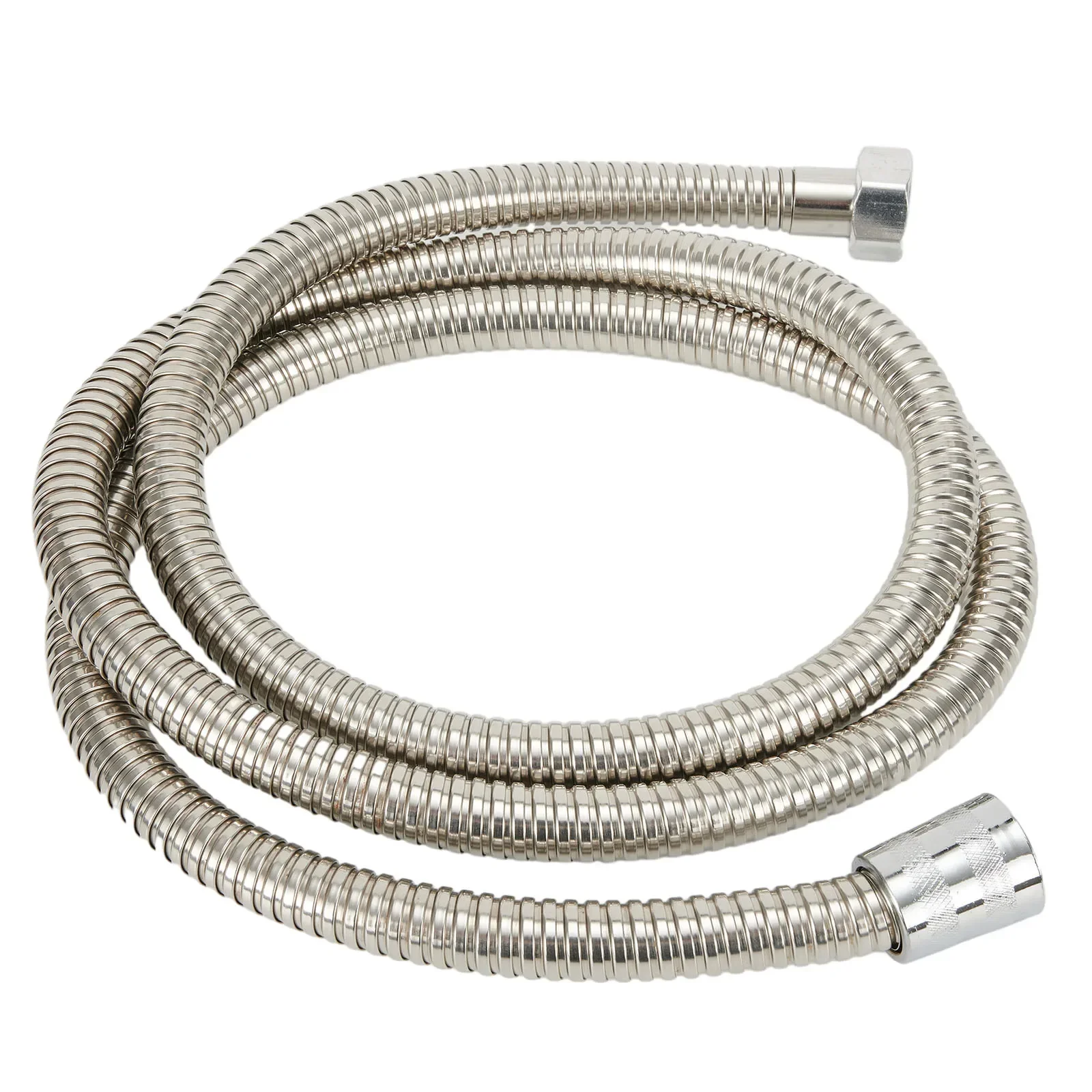 

Versatile Shower Hose High Pressure Resistant 1 5m Stainless Steel Household Sprinkler Inlet Pipe Chrome Finished Brass Insert