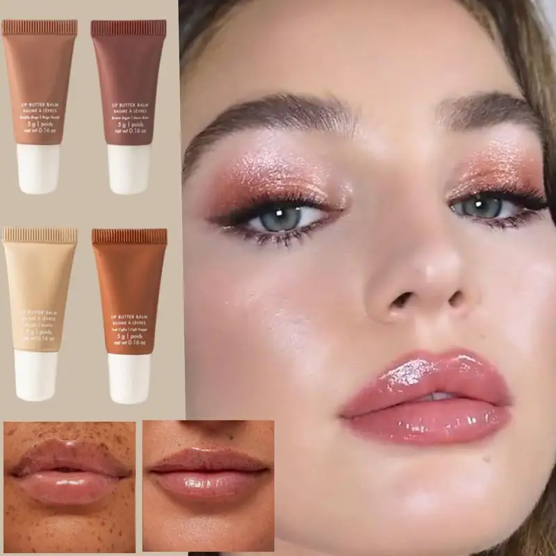 Bálsamo labial Fríos de verano bálsamo labial hidratante profundo esmalte suavizante líneas de labios aceite de labios maquillaje nutritivo de larga duración bálsamo labial