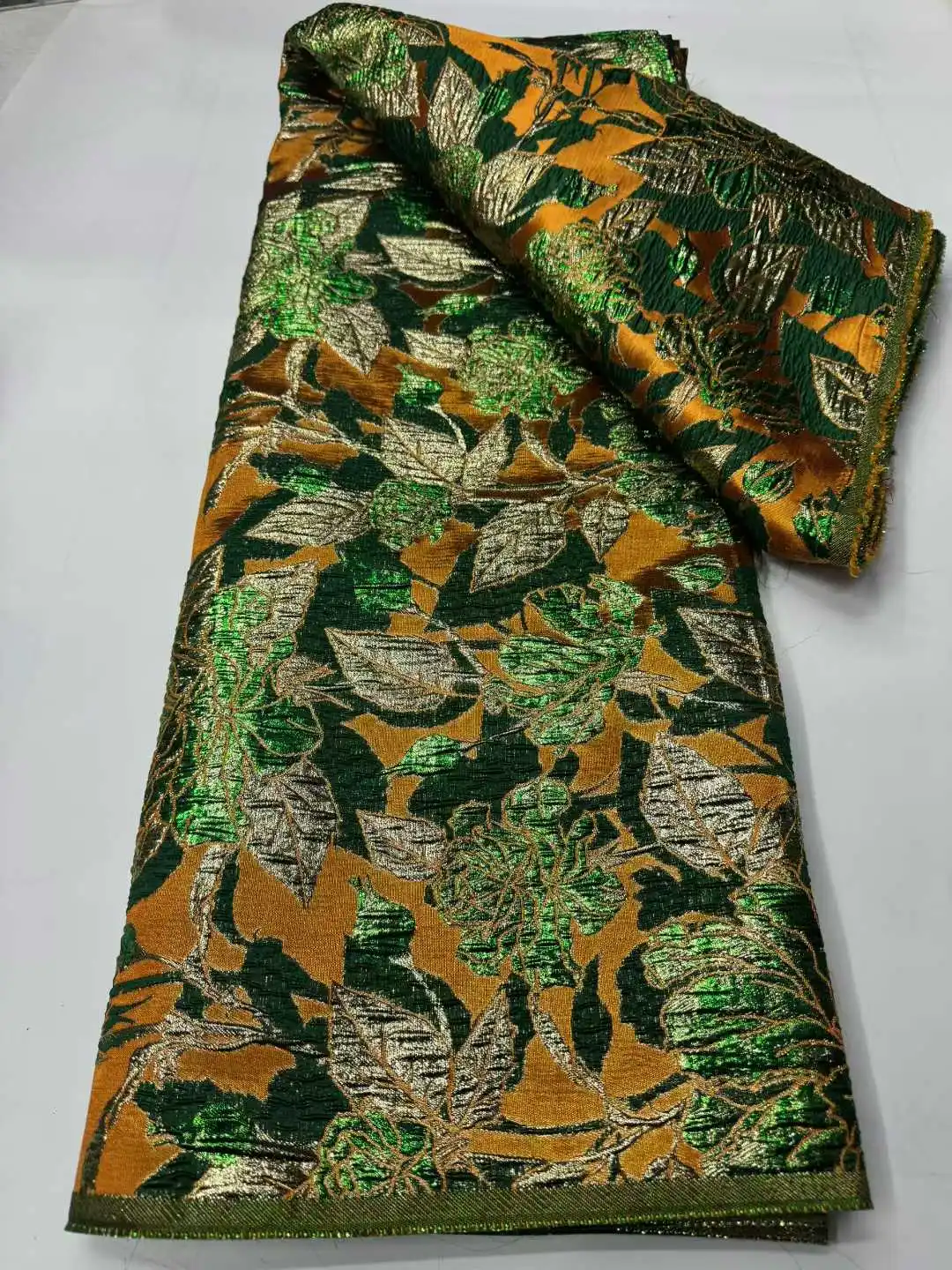 

New 2026 Jacquard Lace Fabric Hot Sale African Nigerian French for High End Wedding Party Bride Sewing Dresses