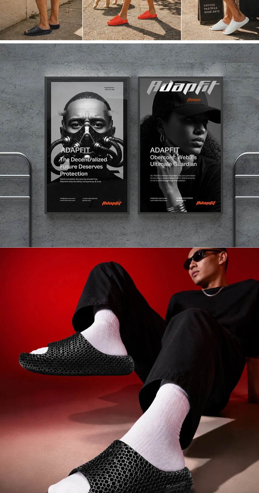 ADAPFIT LayerFit 3D-gedruckte Hausschuhe Herren Damen ultra leicht mit gepolsterter Wabenstruktur für Innen- und Außenbereich rutschfest atmungsaktiv bequem für Yoga und Erholung nach dem Sport – Detail 11