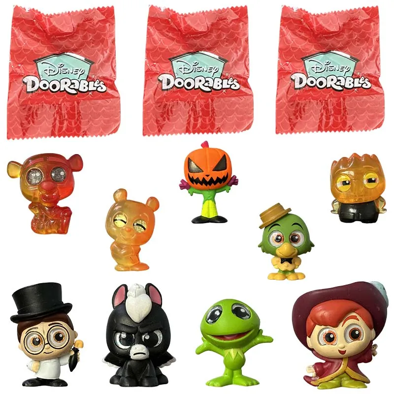 Disney Doorables 8 11 Series Blind Box Figure Toy Tigger Winnie the Pooh Kawaii Glass Eye Figure Model Doll Toys Kids Gifts