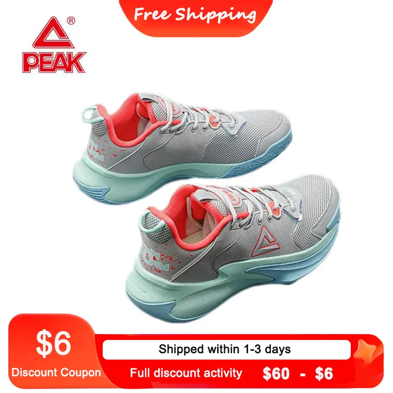 PEAK Basketball Shoes Men's Tenis Masculino Sneaker 2024 Summer New Actual Combat Super Magic Bullet Technology Shoes for Men