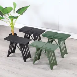 Outdoor Folding Stool, Conveniente Mini Aço Banquetas Pesca, Train Lightweight, portátil Mazar Seat, Cadeira dobrável acampamento, Turismo