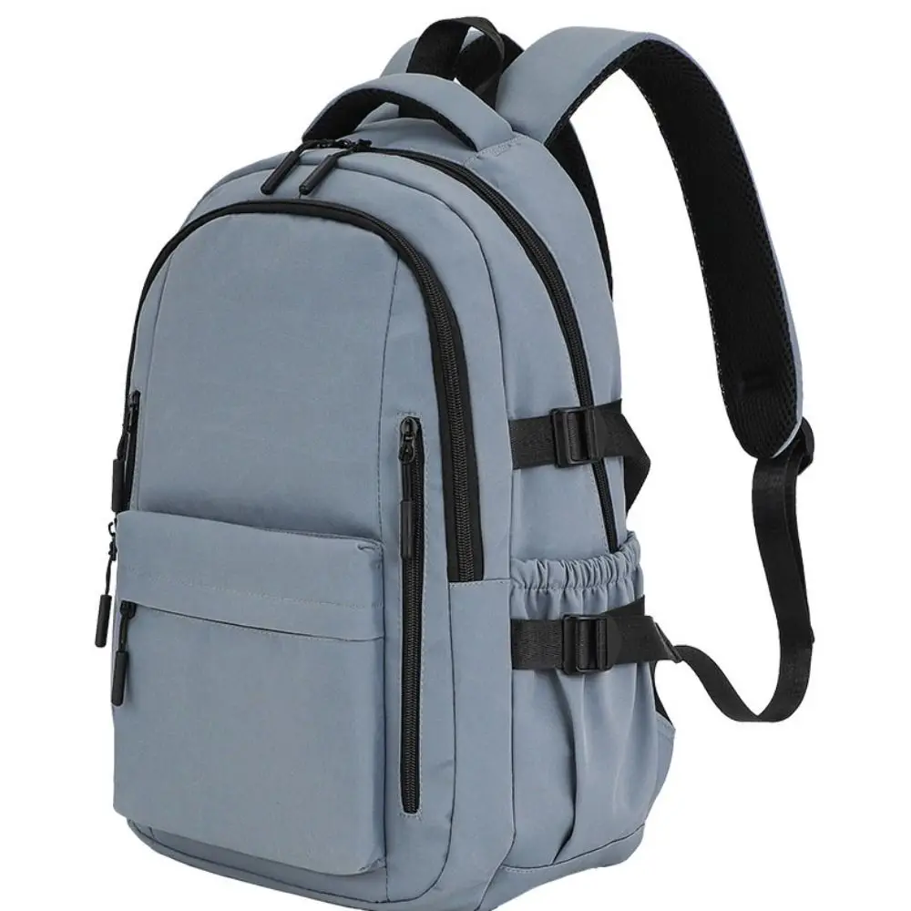 간단한 단색 학생 배낭 옥스포드 천 대용량 어깨 가방 하라주쿠 한국 스타일 학생 학교 가방 야외