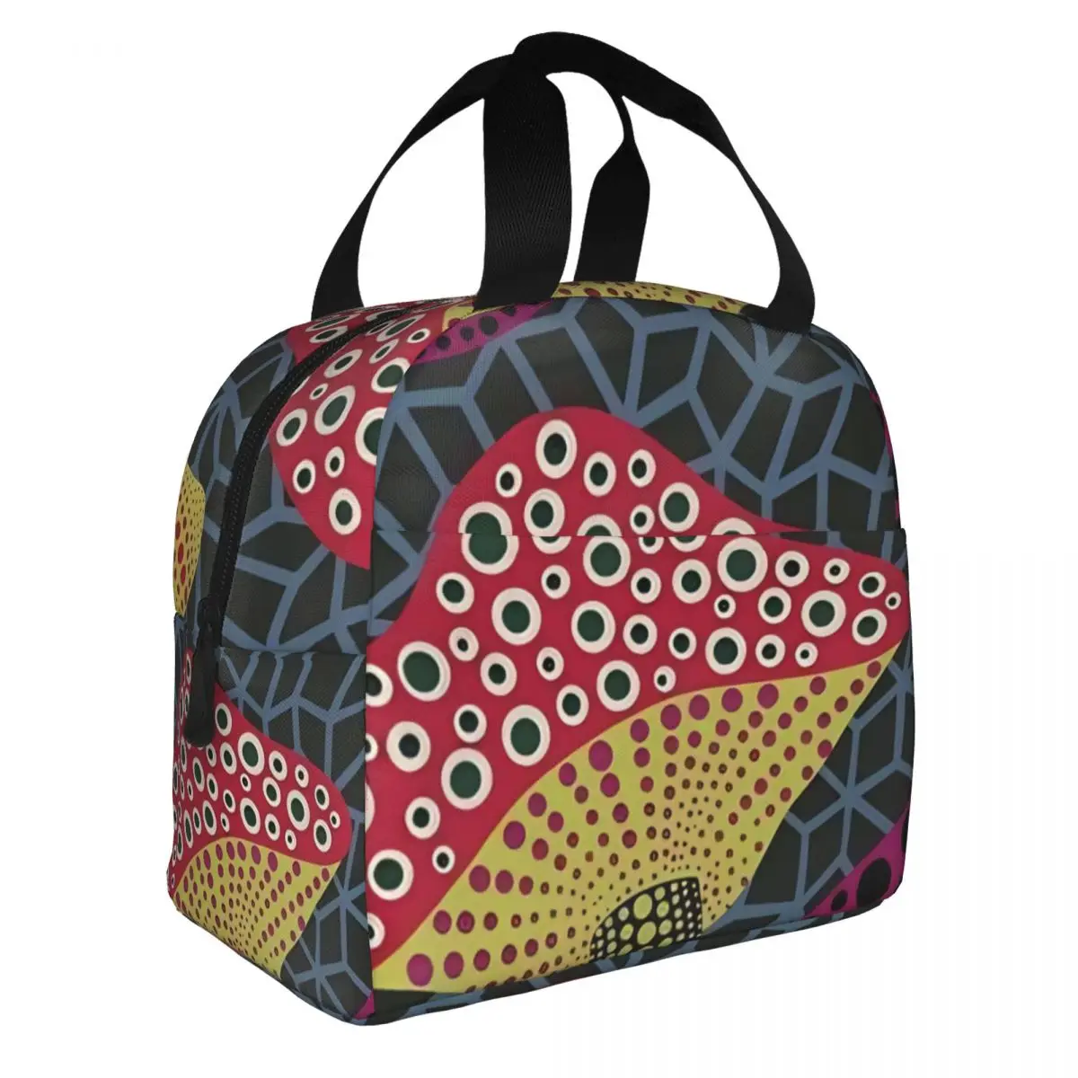 Yayoi Kusama Pumpkin Classic Artists Lunch Bag Women Warm Cooler Insulated Lunch Box for Office
