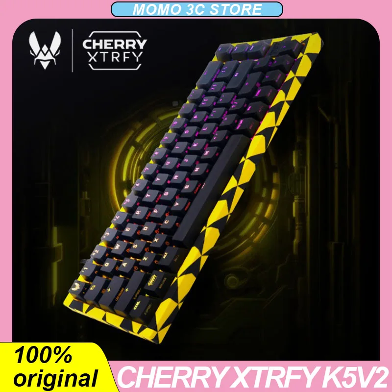 

Cherry Xtrfy K5v2 Mechanical Keyboard Hot Swappable RGB Low Latency Customized Professional Esports PC Gaming Keyboards Laptop