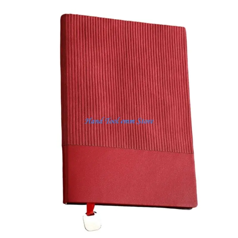 H37F Elegant Leather A 5 Diary Notebook With Smooth Writing Paper Perfect For Offices