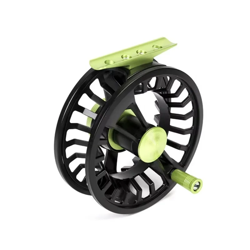 Aluminum Alloy Fly Fishing Reel 2+1 BB Fly Wheel CNC Machine Cut Large Arbor Die Casting Fly Reel