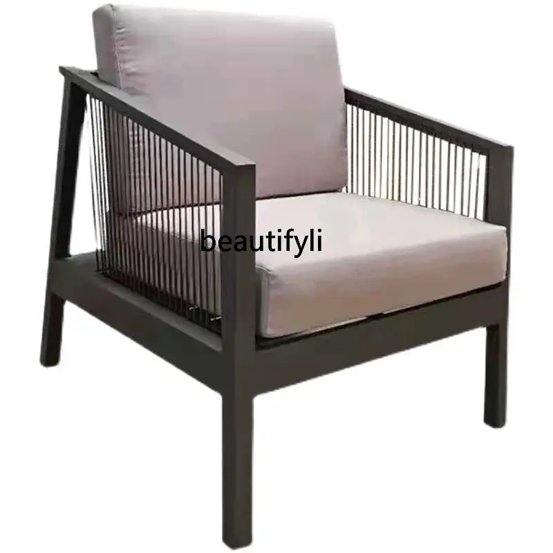 

HJ Sofa Aluminum Alloy Leisure Garden Hotel Waterproof and Sun Protection B & B Creative Furniture