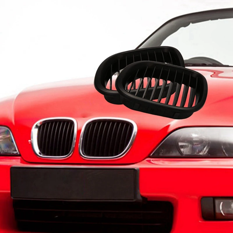 Car Front Bumper Kidney Grill For-BMW Z3 96-02 Single Line 1 Slat Vehicle Grille Auto Exterior Parts