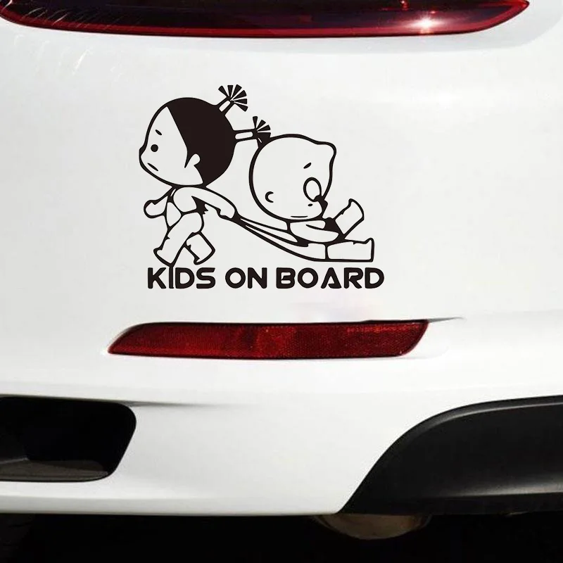 Kids On Board Kids Safety Vinyl Decal Waterproof Warning Sticker Baby in Vehicle Sign For Car Rear Windshield Decor Accessories - view 4