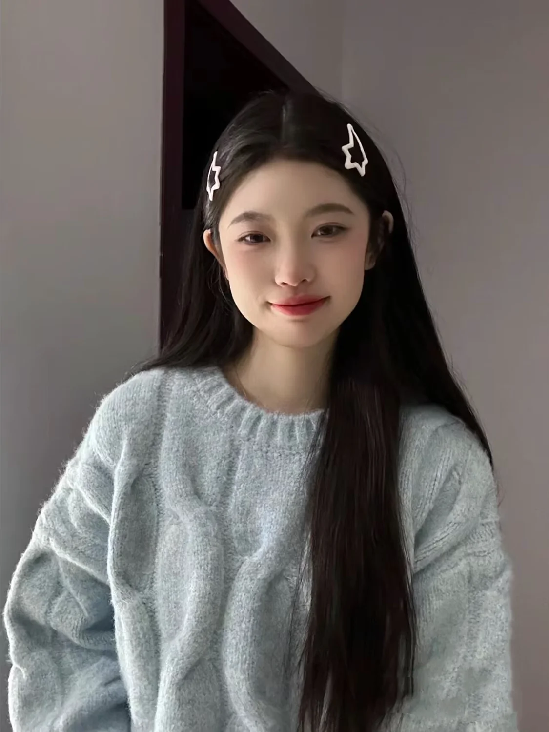 Korean Sle Thiened Loose Women's Knitted Sweater round Ne Soft Cozy Versatile Autumn Winter New Arrival Online Exclusive