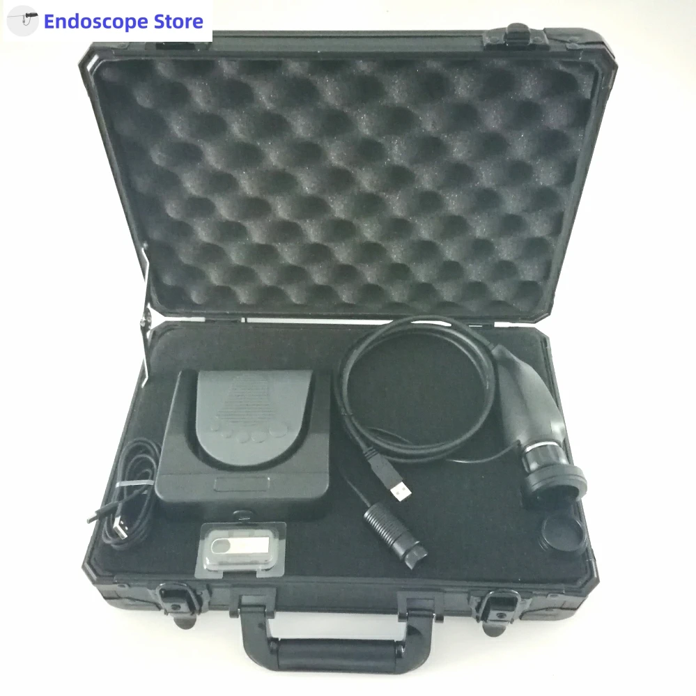 HD 1080P Portable Endoscope USB Camera With LED Light Source ENT Veterinary Animal Hospital